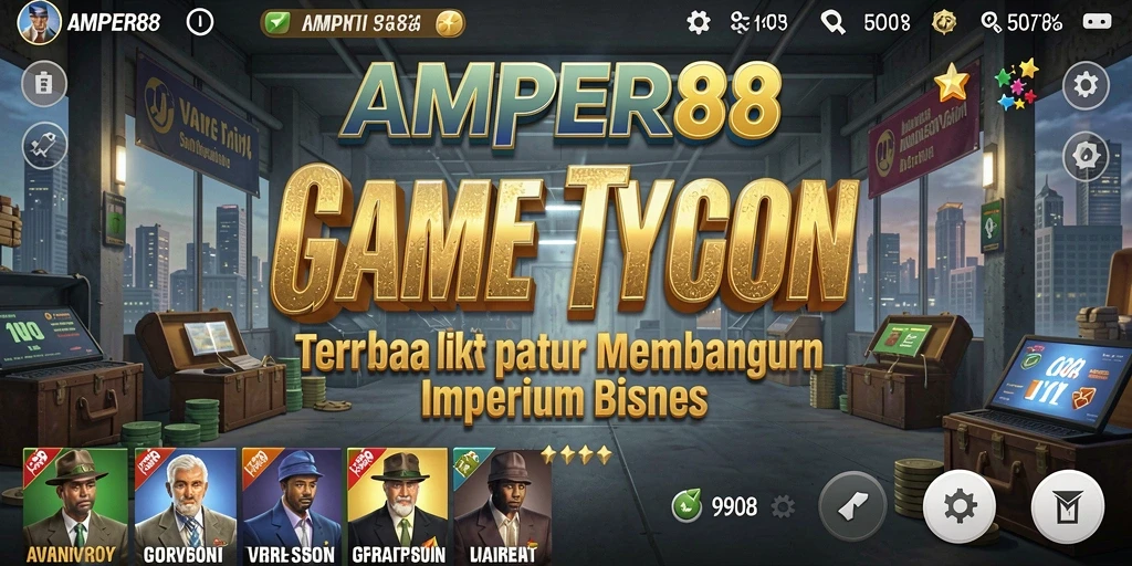 Tampilan utama gameplay AMPER88 yang mendebarkan dalam dunia Tycoon.