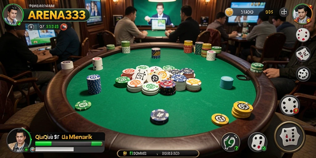 Gameplay seru QiuQiu di ARENA333 yang menantang.
