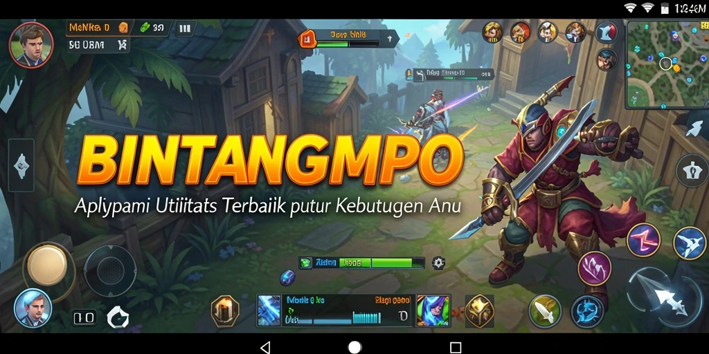 Tampilan antarmuka pengguna BINTANGMPO yang sederhana dan fungsional.
