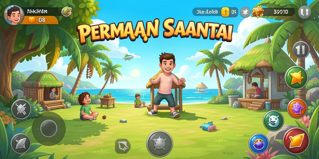 Screenshot menunjukkan gameplay seru dan menarik dari F08.