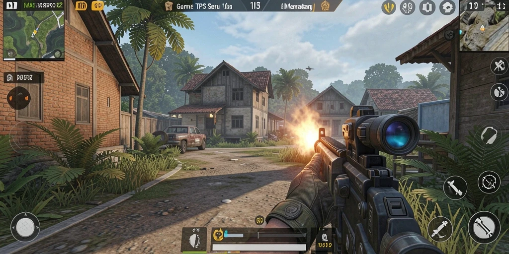 Tampilan aksi seru dalam gameplay MASBRO12 yang mengesankan.
