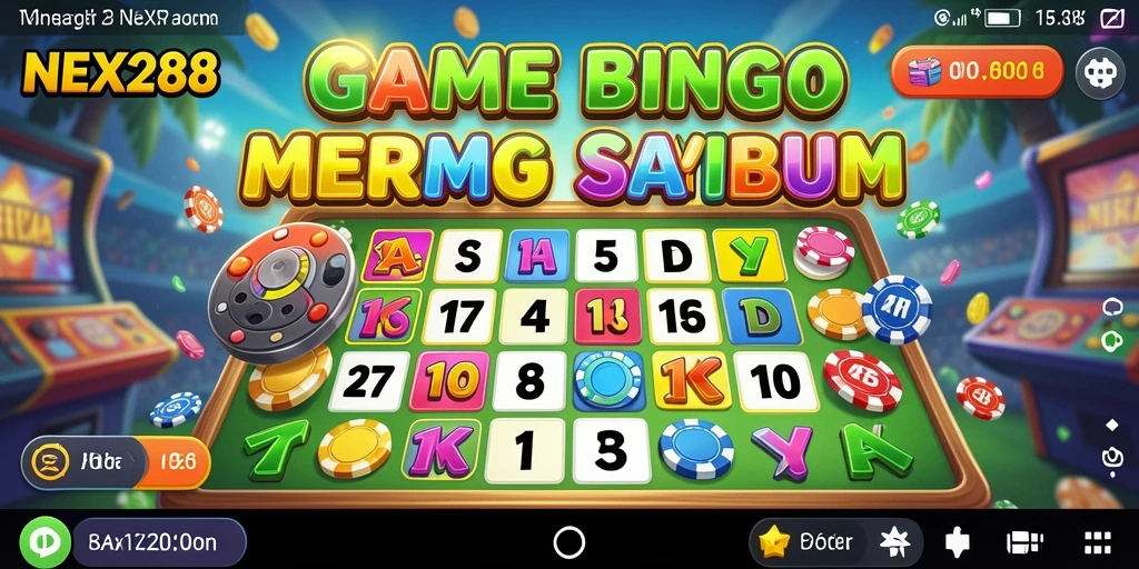 Screenshot gameplay NEX288 menampilkan keseruan bermain Bingo.