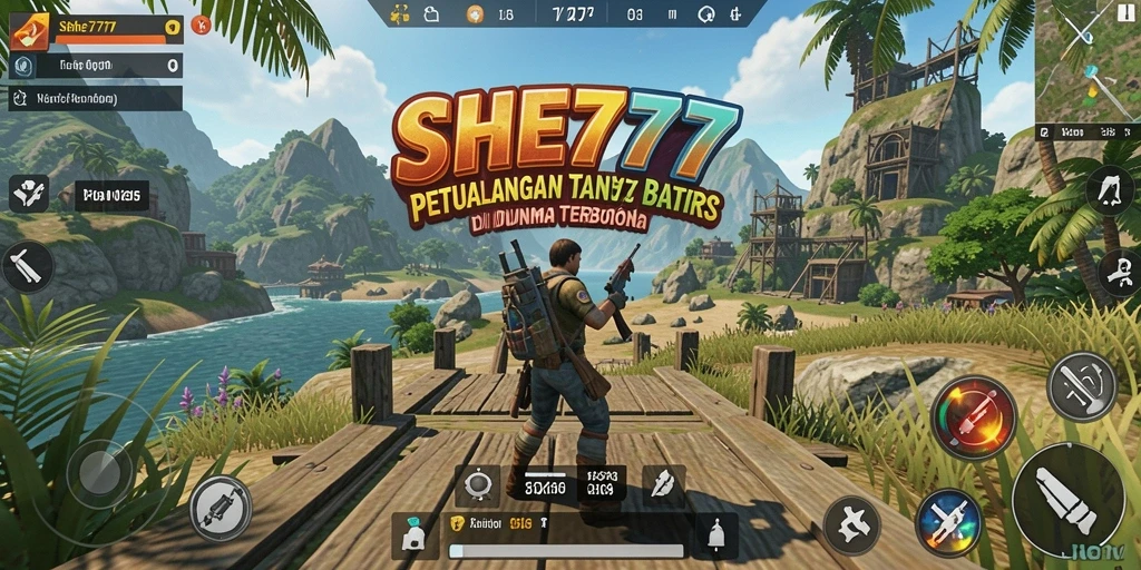Tampilan gameplay yang memukau di dunia terbuka SHE777.